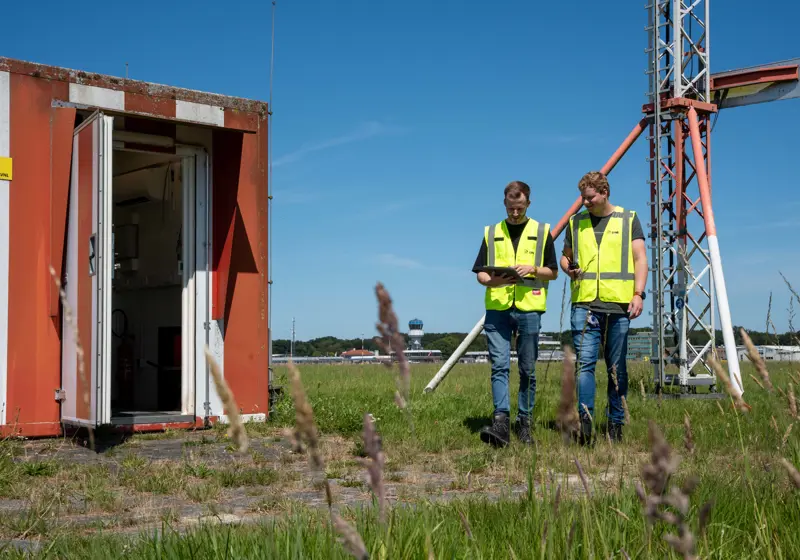 Technische dienst - installatietechnicus - buiten aan het werk