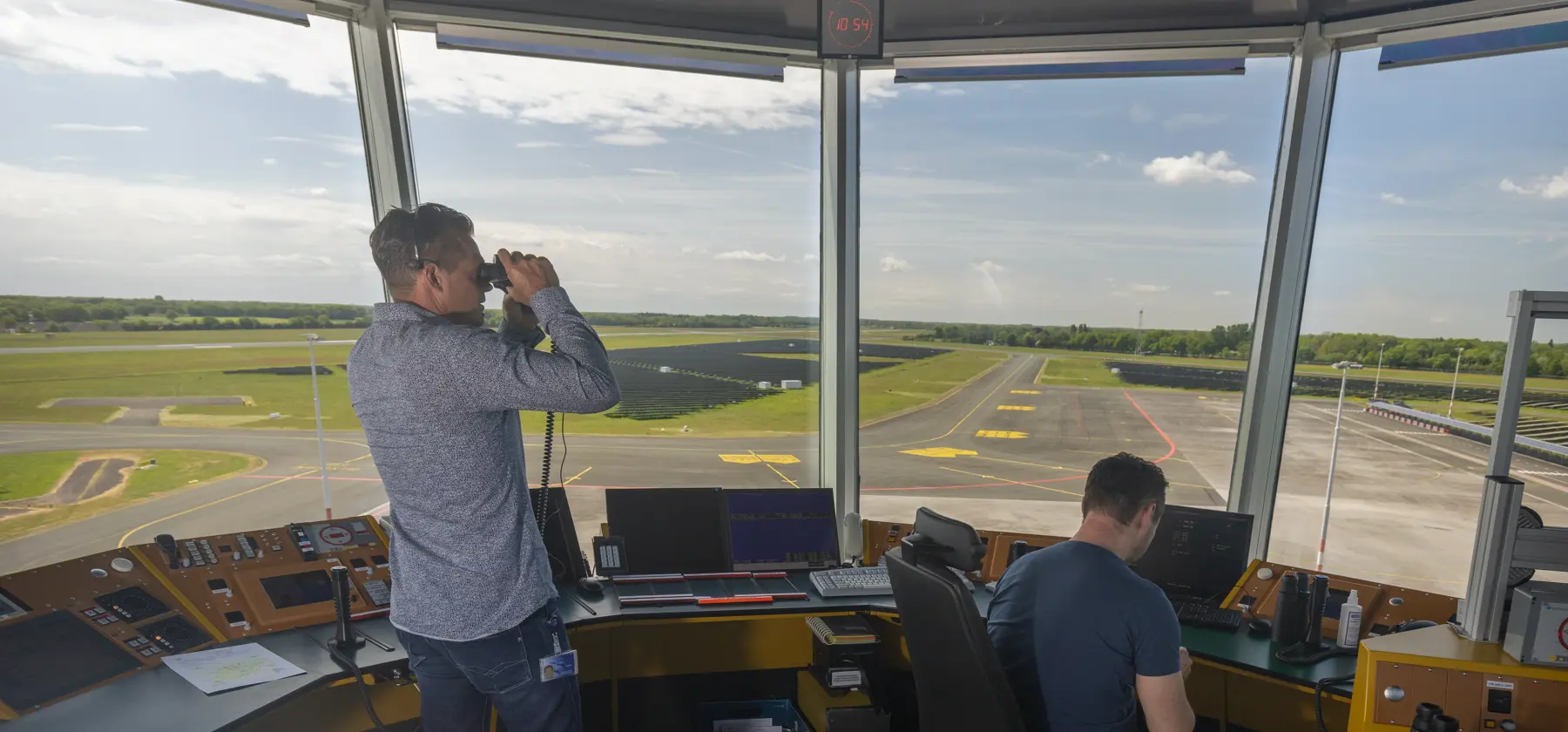 Luchtverkeersleider op Eelde