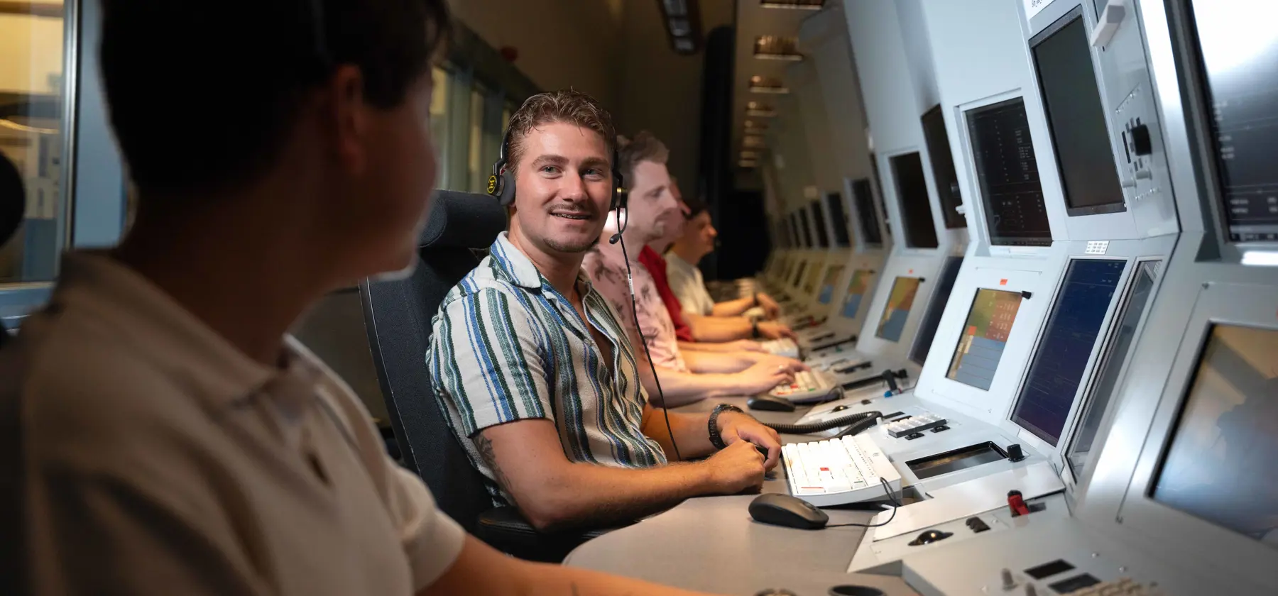 Simulator training operator Stef